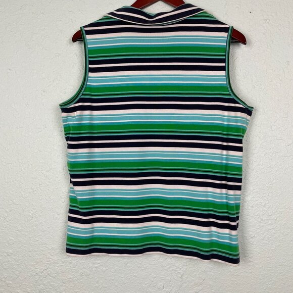 Stylish and comfortable Cato Woman mock two-piece sleeveless top. Designed with - Picture 8 of 13